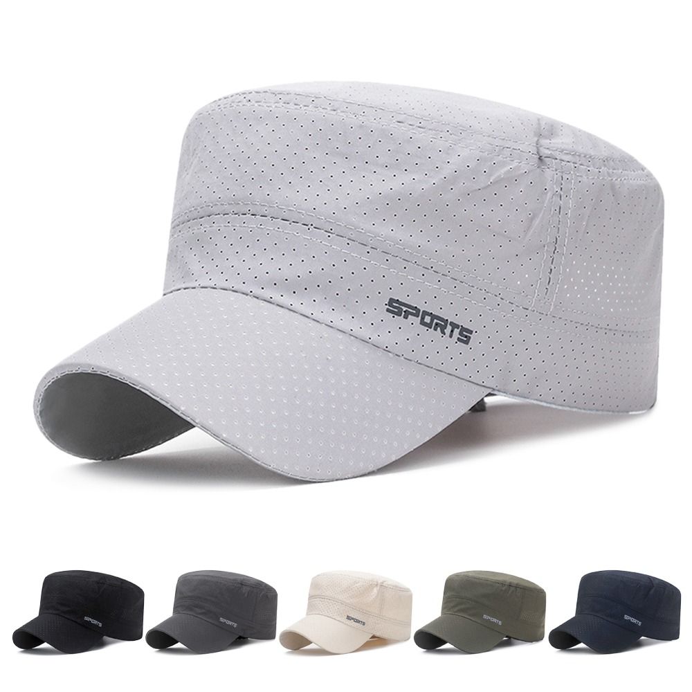 Snapback Hat Flat - Cappello da Sole Traspirante da Esterno,
