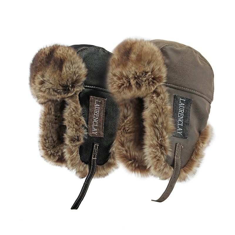 Winter Trapper Hat - Cappello Invernale da Uomo in Pelle