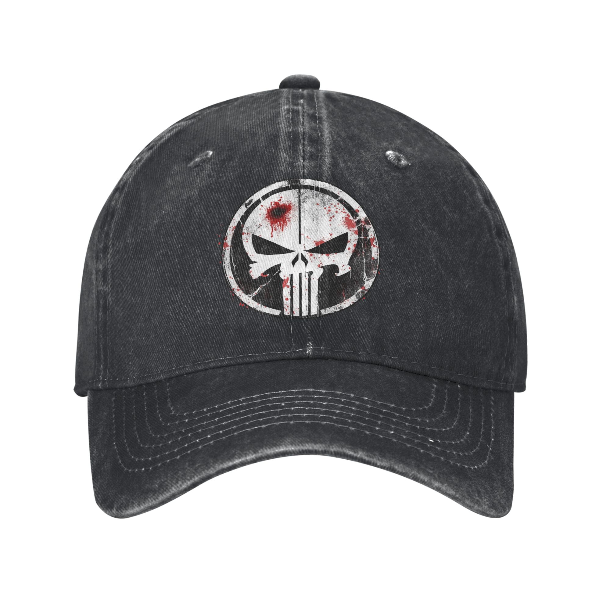 Skull Cap Helmet Liner - Cappellini da Baseball Casual Punisher Blood