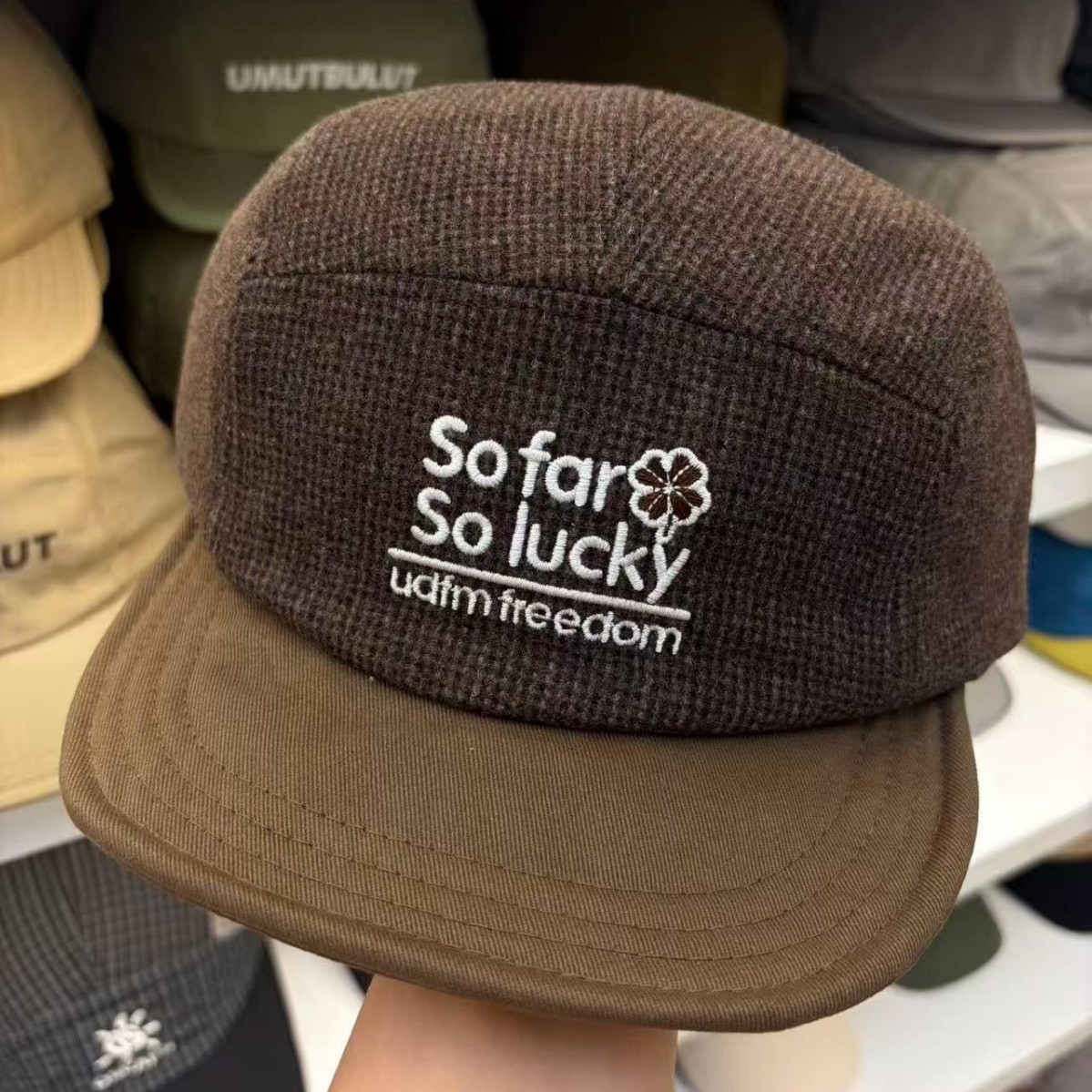 Corduroy Cap 5 Panel - Cappello da Baseball Autunno Inverno con