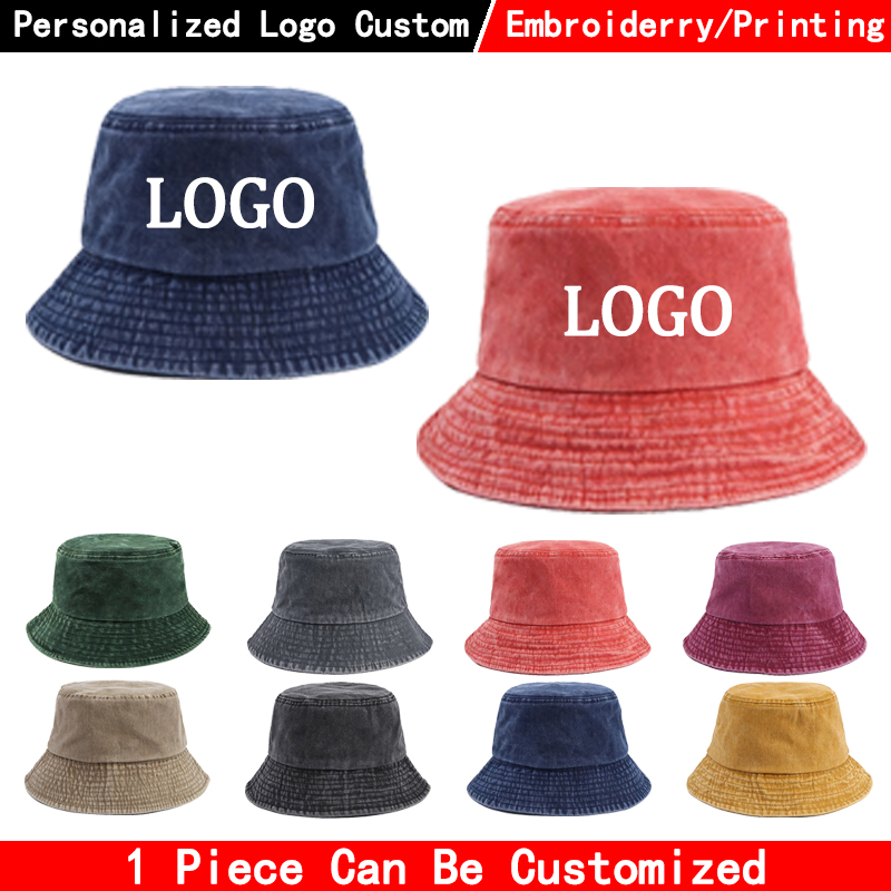 Bucket Hat Cotton - Cappello a Secchiello in Denim con